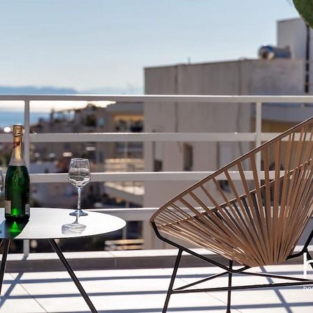 Ferienwohnung Brand New Homm Penthouse In Ano Glyfada, Dilou Athen Exterior foto